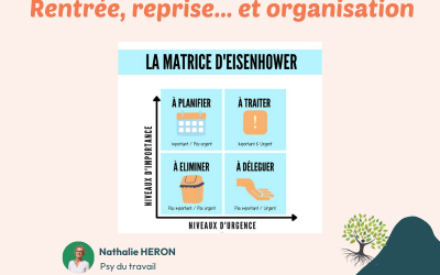 5 lois et 1 matrice pour mieux organiser son temps